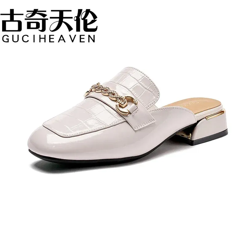 Summer new women's sandals luxury quality casual fashion comfortable leather shoes bag head refreshing outdoor slippers