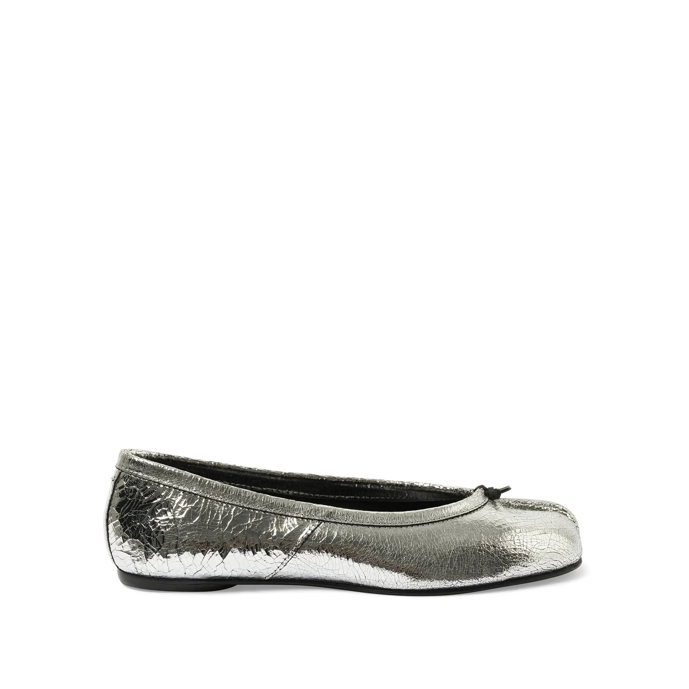 Tabi New Ballerina in Silver