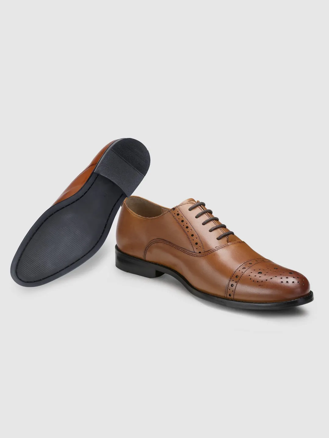 Tan Brogue Shoes