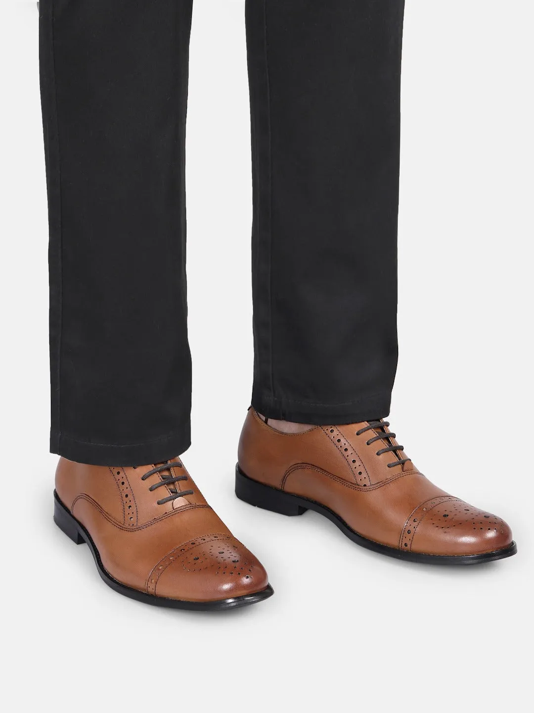 Tan Brogue Shoes