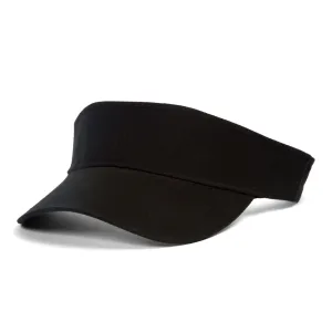 TopHeadwear Plain Sports Visors, Black