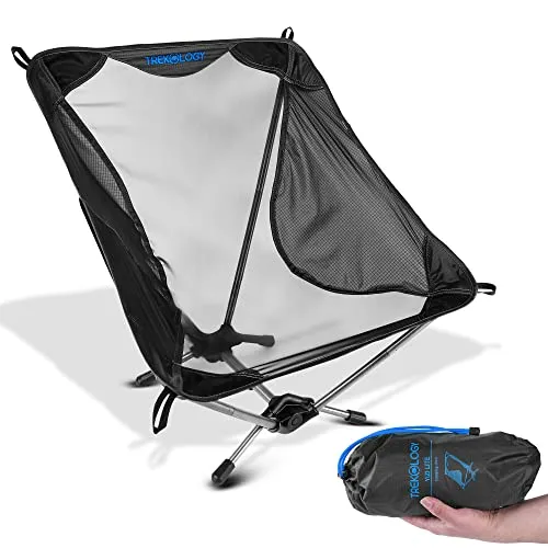 TREKOLOGY Ultralight Camping Chair, Lightweight Camp Chair for Backpacking, Hiking for Adult - YIZI LITE