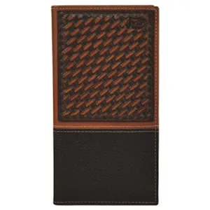 Trenditions Justin Men's Rodeo Basketweave Wallet