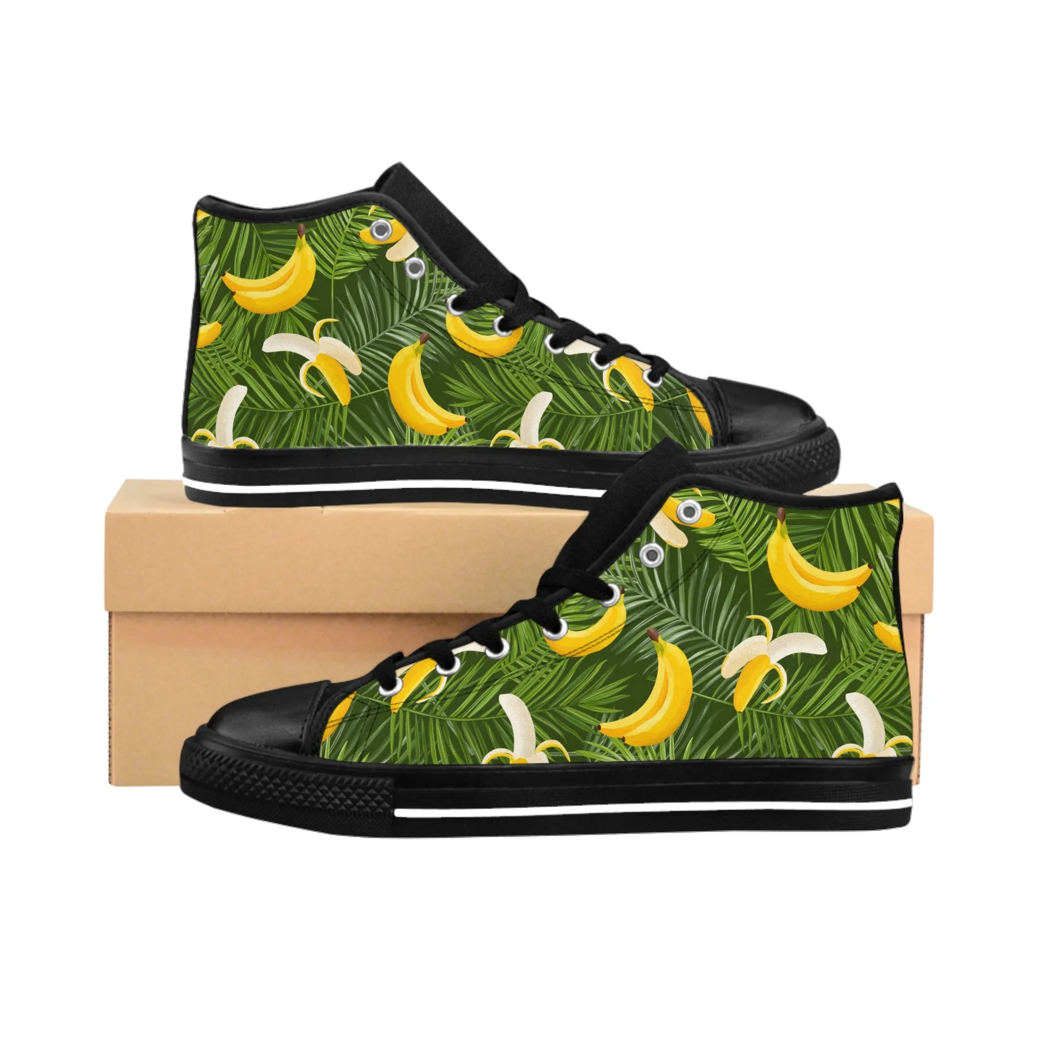 Tropical Bananas Women's Classic Sneakers