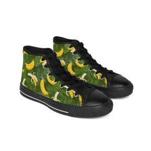 Tropical Bananas Women's Classic Sneakers