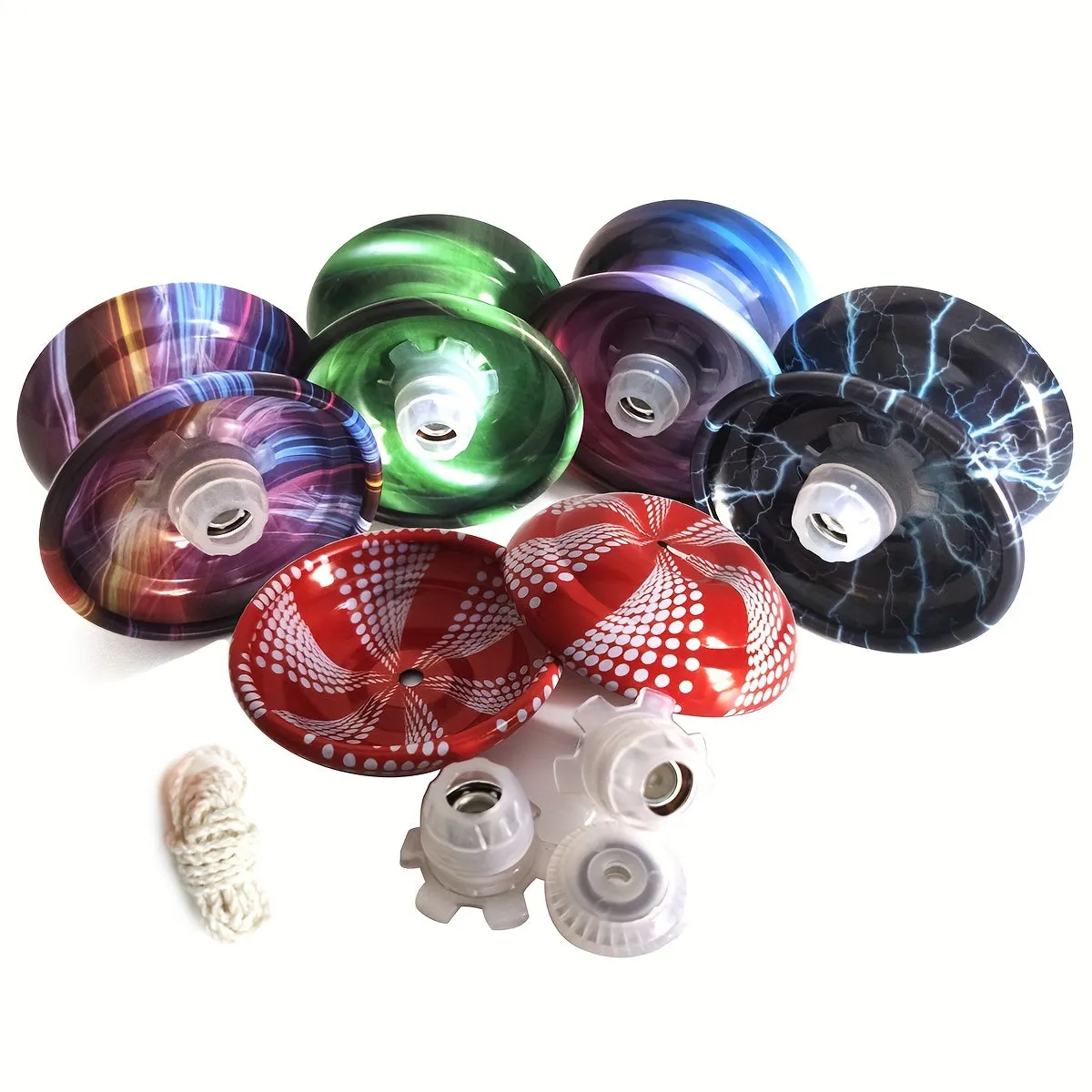 Upgrade to Dazzling Metal Yoyo Ball with Triple Bearings