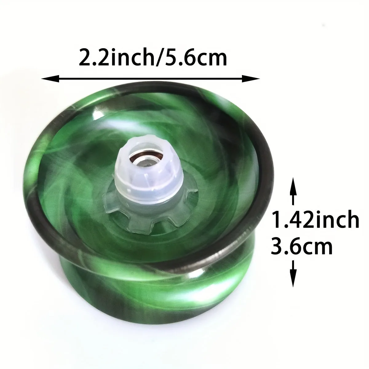 Upgrade to Dazzling Metal Yoyo Ball with Triple Bearings