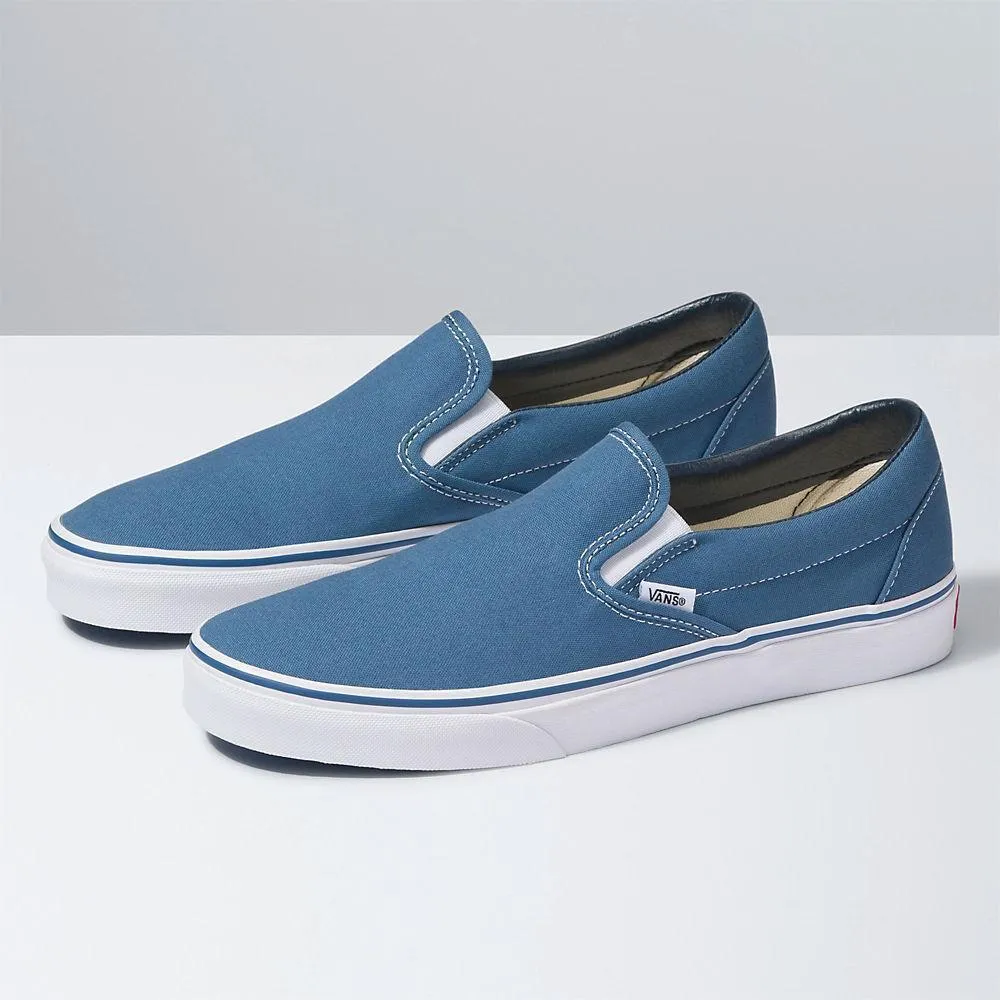 Vans Unisex Classic Slip On Navy Canvas