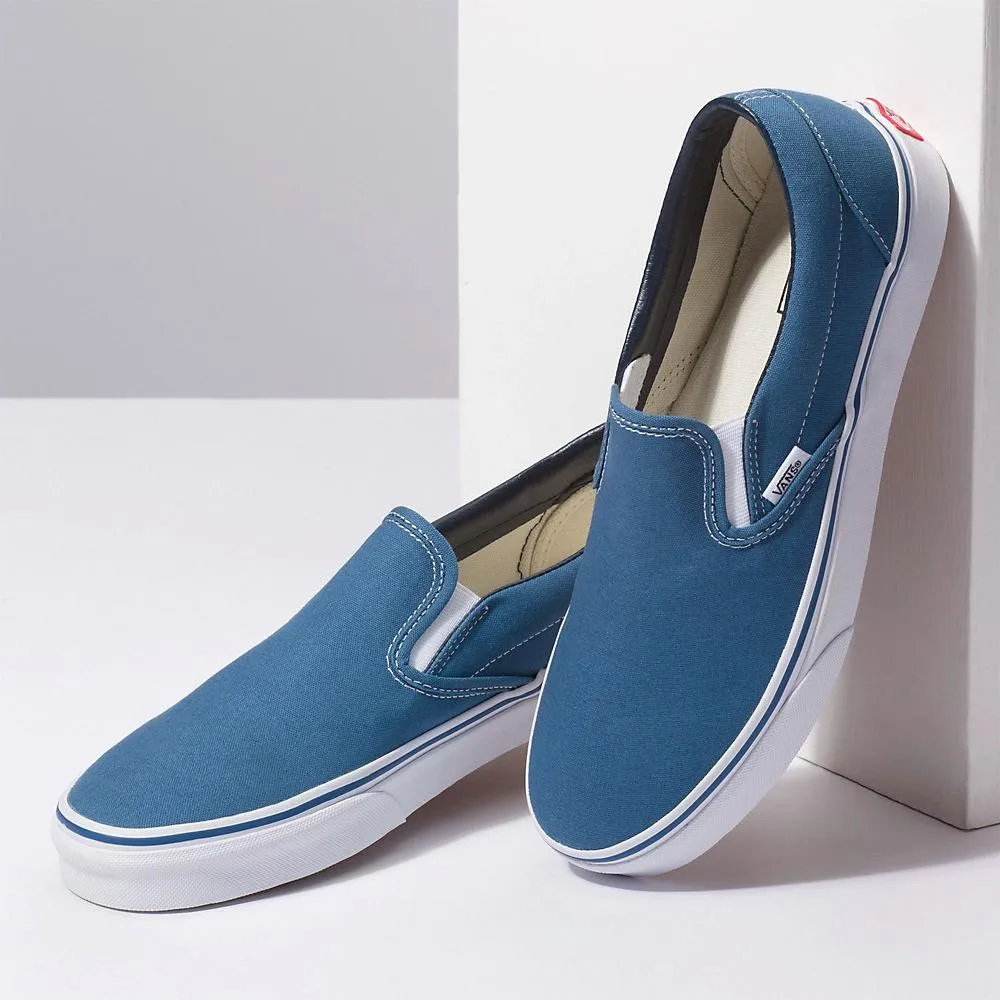 Vans Unisex Classic Slip On Navy Canvas