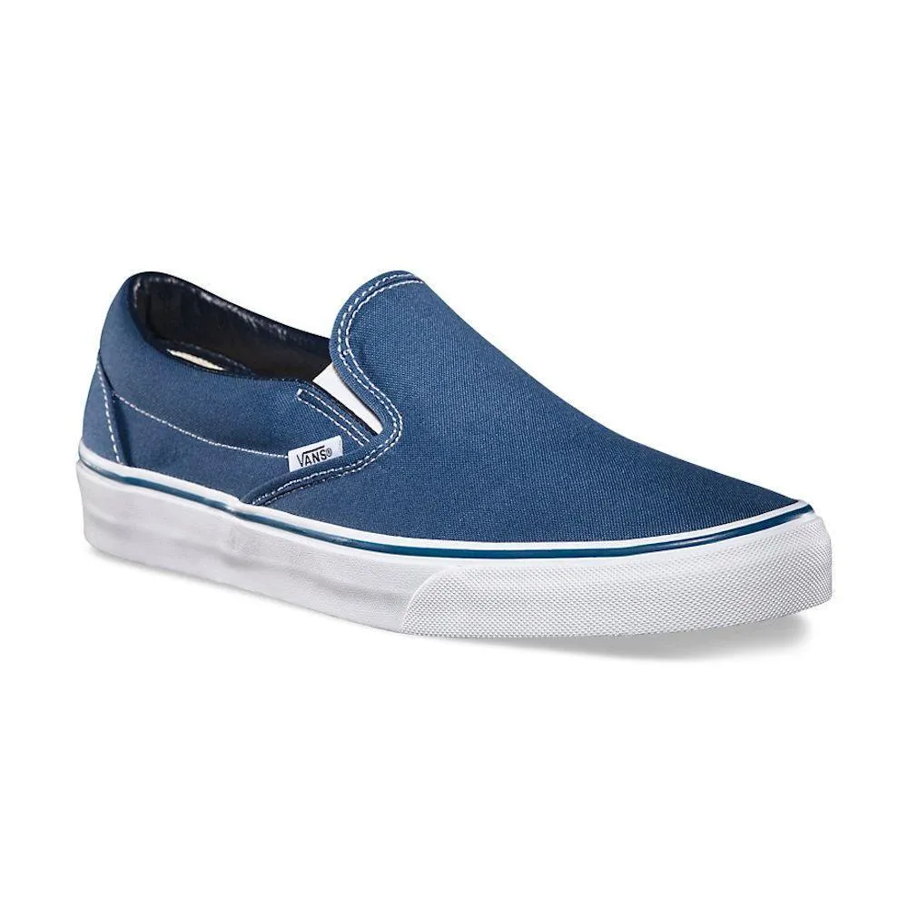 Vans Unisex Classic Slip On Navy Canvas