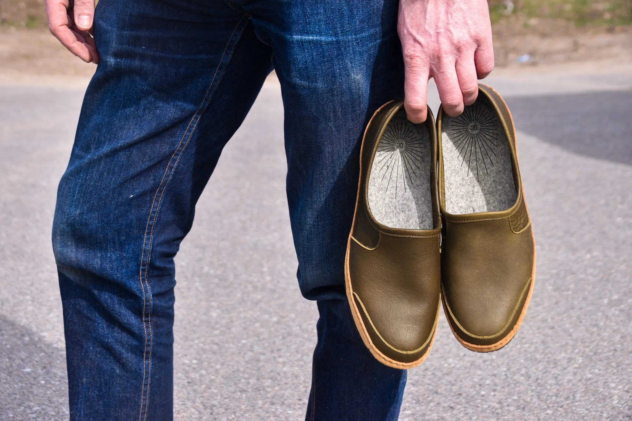 Vermont House Shoes®: Loafer - Olive