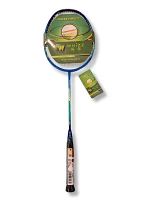 Whizz Y56 Badminton Racket Set for Family Game, School Sports, Lightweight with Full Cover for Indoor and Outdoor Play, Intermediate, Advance Level