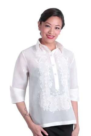 WJ01 - Women's Barong Tagalog Jusi - Filipiniana