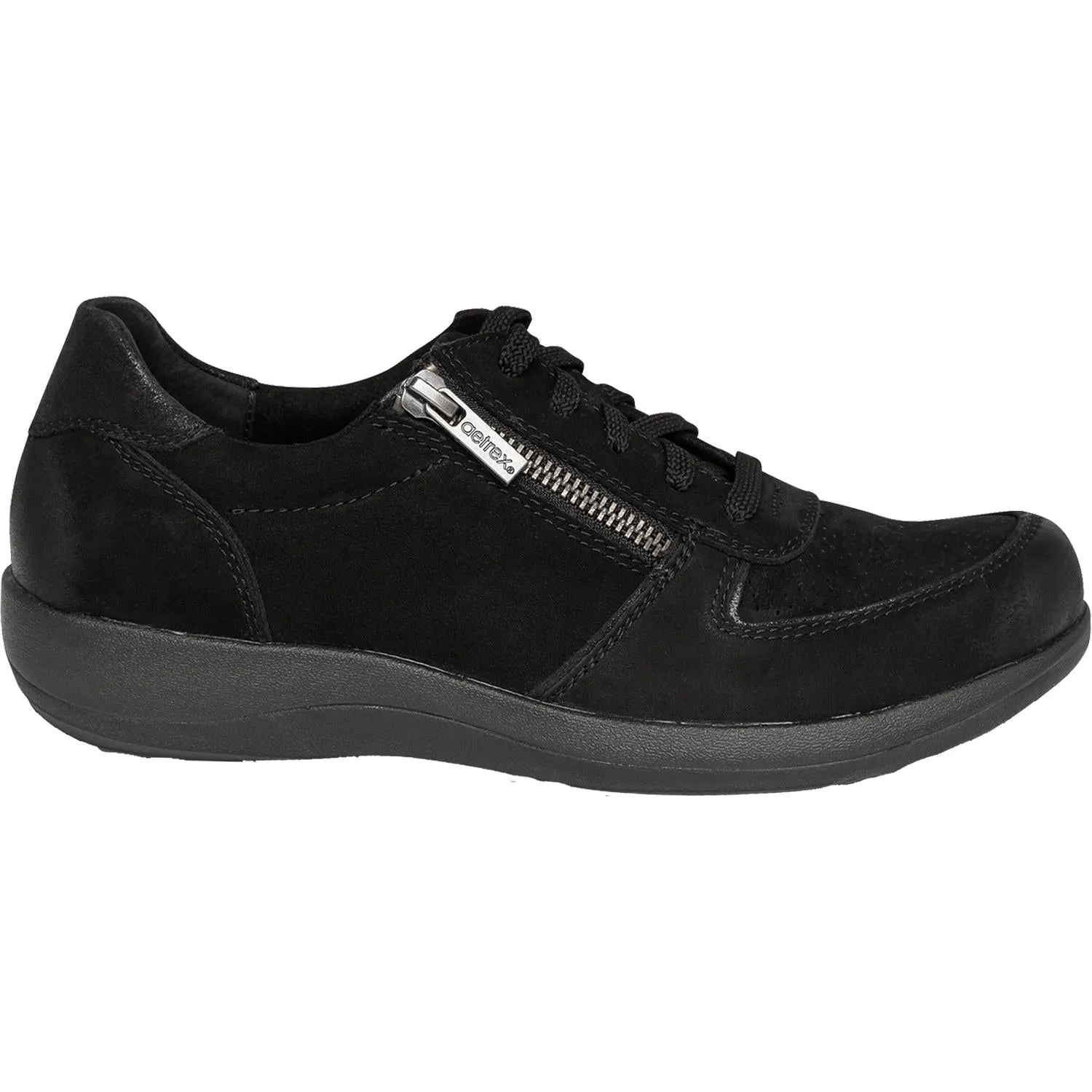 Women's Aetrex Roxy Black Leather