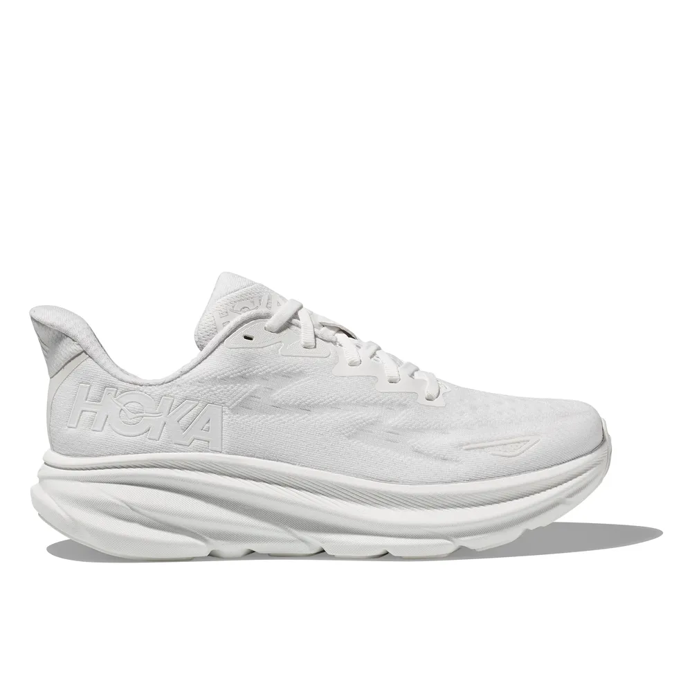 Womens Clifton 9 - White/White