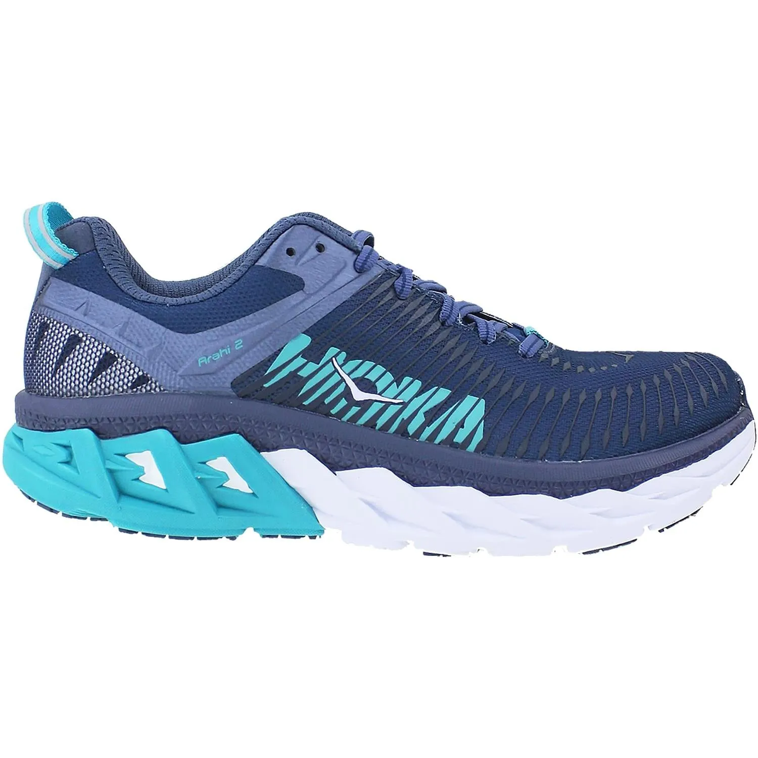 Women's Hoka One One Arahi 2 Poseidon/Vintage Indigo Mesh