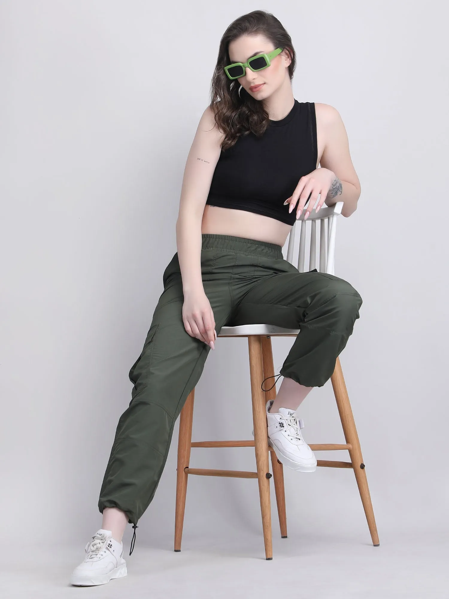 Women's Oversized Parachute Pants