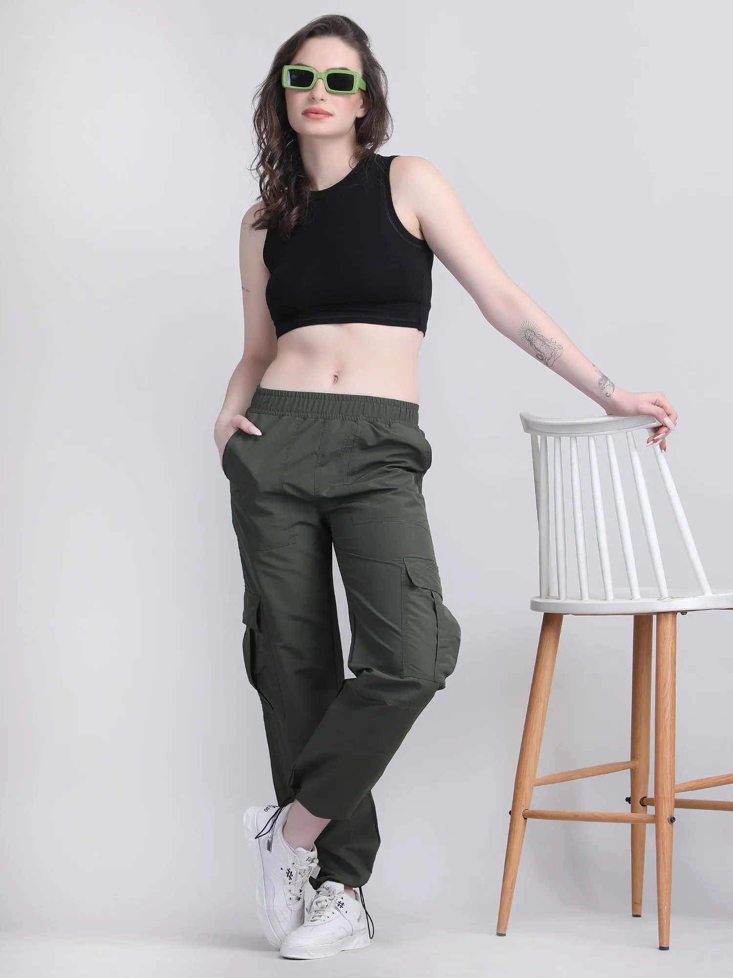 Women's Oversized Parachute Pants