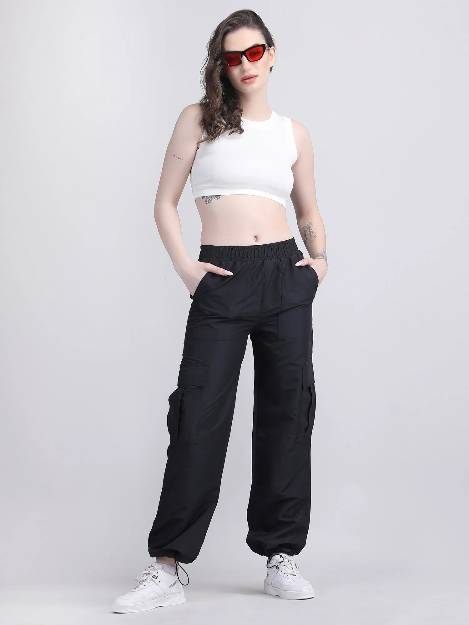 Women's Oversized Parachute Pants