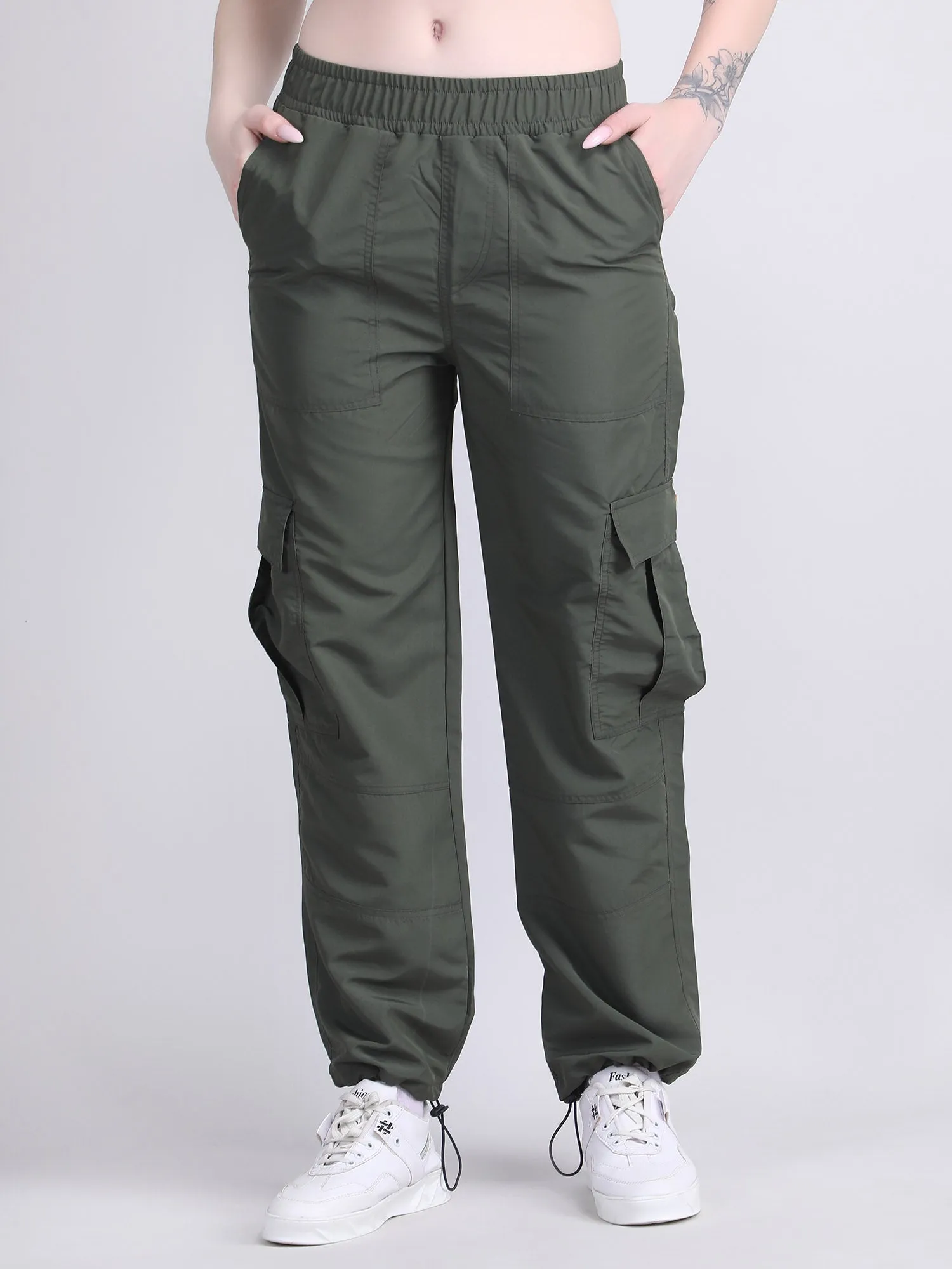 Women's Oversized Parachute Pants